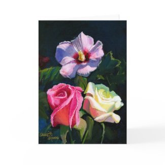 Rose of Sharon Card card