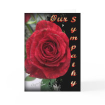 Rose of Sympathy cards by MakaraPhotos Rose of Sympathy cards
