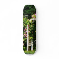 Rose on Trellis Custom Skate Board