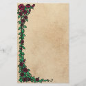 Rose Parchment stationery
