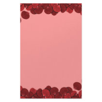 Rose Petal Border Stationary stationery