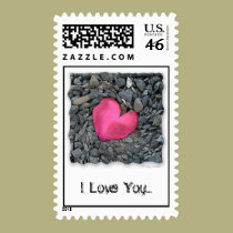 Rose Petal Heart Stamp