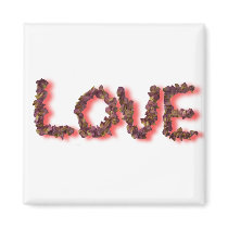 Rose Petal Love Magnet by Imp_Productions Rose Petal Love Magnet