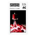 Rose Petals And Candle Light postage by TDSwhite Rose Petals And Candle Light postage