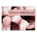 rose petals bachelorette party cards