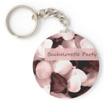 rose petals bachelorette party key chains