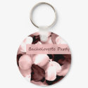rose petals bachelorette party keychains