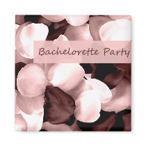 rose petals bachelorette party magnets