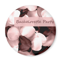 rose petals bachelorette party magnets