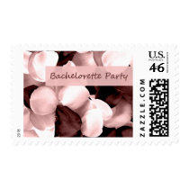 rose petals bachelorette party postage stamp