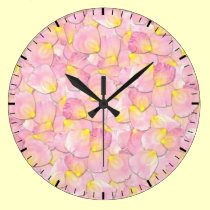 Rose Petals Clock wall clocks