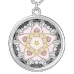 Rose Petals Geometric Star Necklace