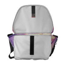 Rose Petals on Metal Bells Purple Pink themed Courier Bags