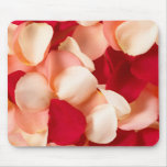 rose petals pink and red mouse pads
