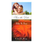 Rose  /photo  "Save the Date" Personalized Photo Card