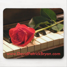 Rose&Piano, www.DavidPatrickBryan.com Mouse Pad