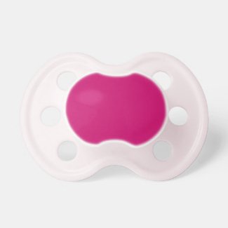 Rose Pink Baby Binky Pacifier