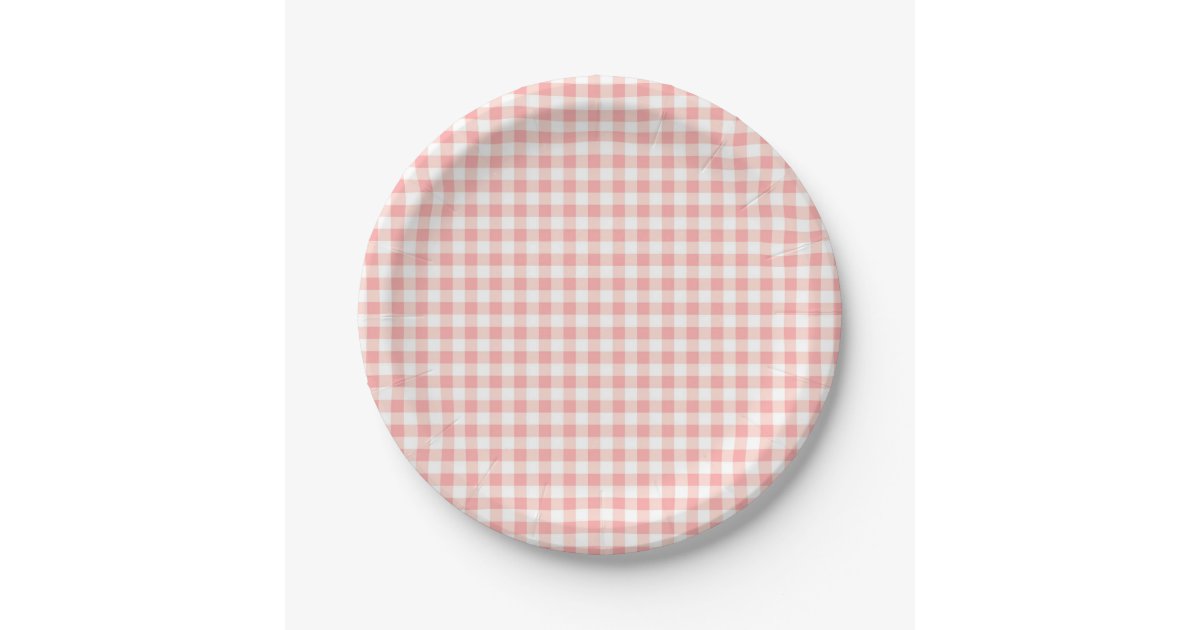 gingham paper plates gingham paper plates