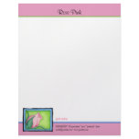 Rose pink Letterhead