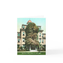 Rose Porch at Mill's College - Early 1900's Card