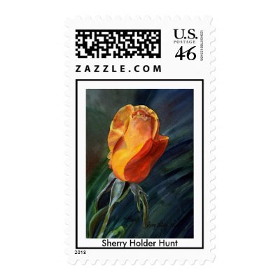 Rose Postage by SherryHolderHunt