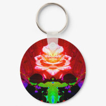 Rose Prayer Keychain