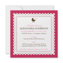 (Rose) Precious Custom Baby Shower Invitation by BabyShoppe (Rose) Precious Custom Baby Shower Invitation