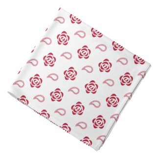 Rose Print Bandana