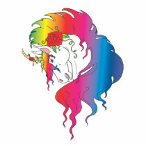 rose rainbow unicorn photo sculptures by doonidesigns rose rainbow unicorn photo sculptures