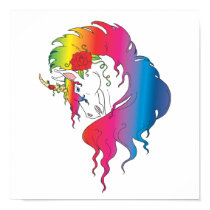 rose rainbow unicorn posters by doonidesigns rose rainbow unicorn posters