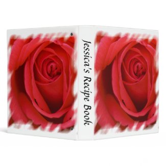 Rose Recipe Binder binder