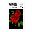 Rose Red Illustration postage