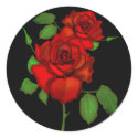 Rose Red Illustration sticker