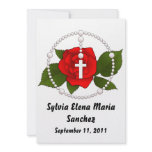 Rose Rosary Invite