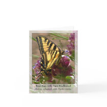 Rose Sage with Tiger Swallowtail - Native Notecard by ottergraph Rose Sage with Tiger Swallowtail - Native Notecard