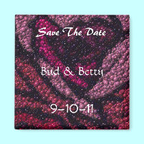 Rose Save The Date magnets