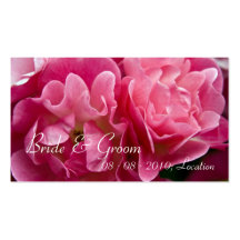 Rose :: Save the Date / Wedding Website Mini Card Business Cards