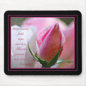 Rose Scripture Mousepad