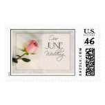 Rose Stamp for a June Wedding Postage