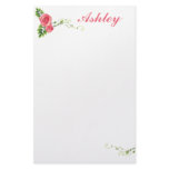 Rose Custom Stationery