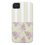 Rose Stripe iPhone 4/4S Case-Mate iPhone 4 Case