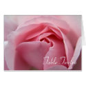 Rose :: Table Number Card