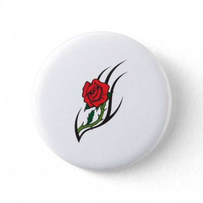 Rose Tattoo Design Buttons by doonidesigns