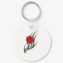 Rose Tattoo Design keychains