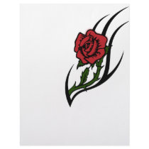 Rose tattoo customized letterhead