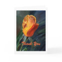 Rose  Thank You Card