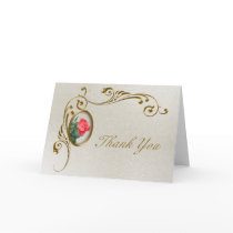 Rose Thank You Card by AJsGraphics Rose Thank You Card