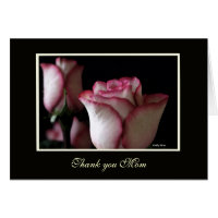 Rose Thank You Mom Cards