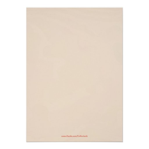 Rose Tray Invitation