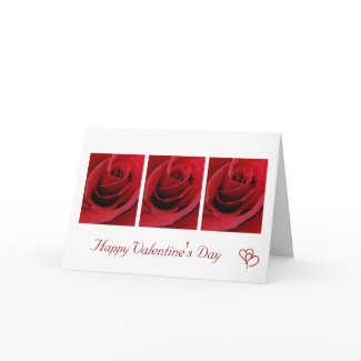 Rose Valentine Card card